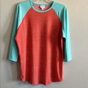 LuLaRoe Disney Minnie Randy 3/4 sleeve top, XL